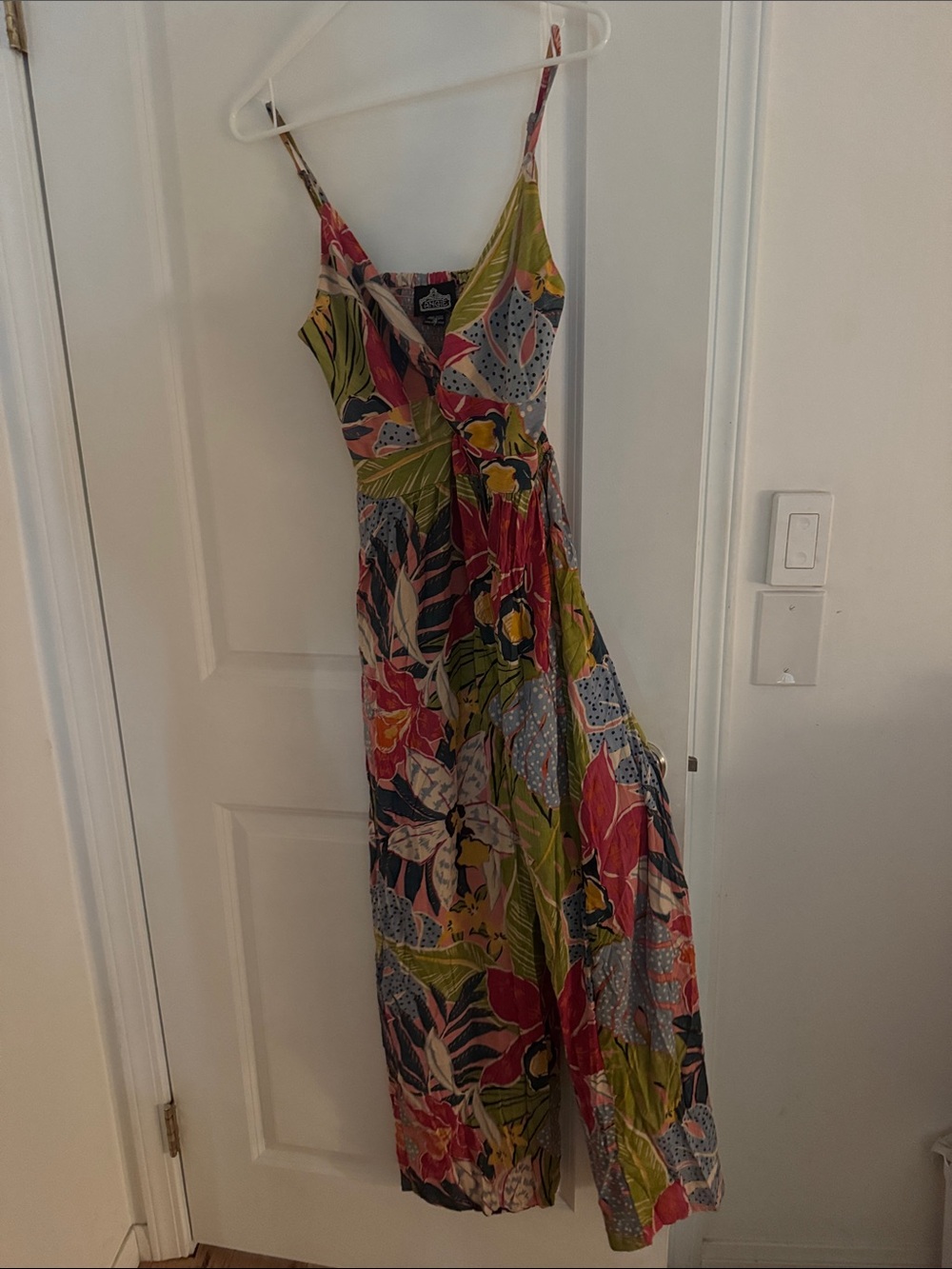 Angie Tropical Floral Jumpsuit - Picture 2 of 6